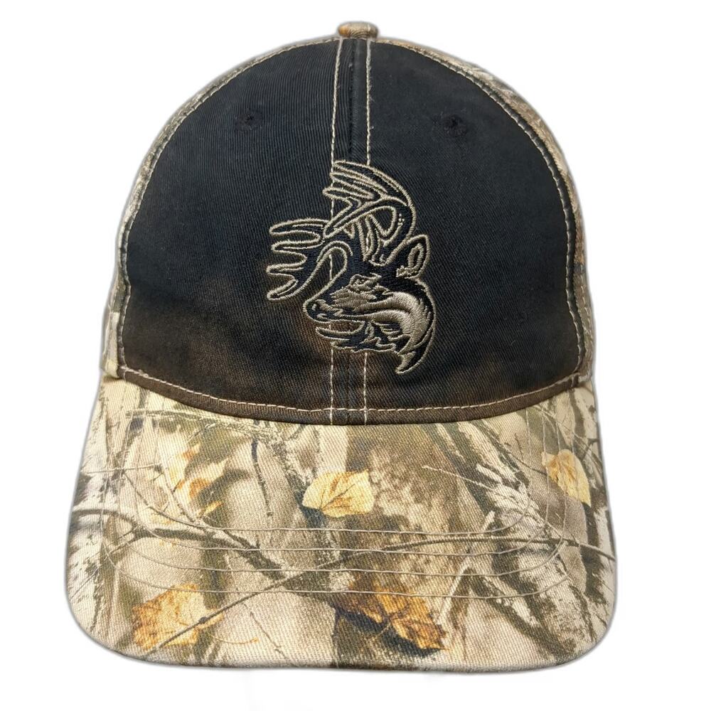 Legendary Whitetails Snapback Hat Black Green Brown One Size Camo Deer Hunting
